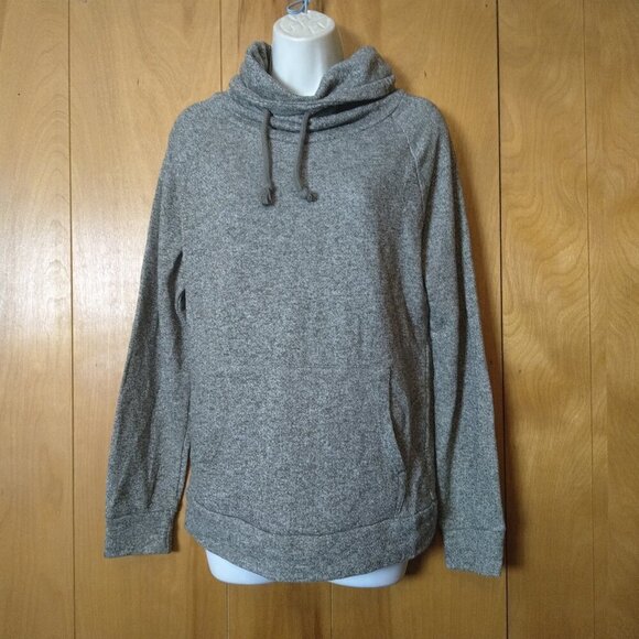 Derek Heart Women's Medium Long Sleeve Green Cowl Neck Pullover Sweater - Picture 1 of 4